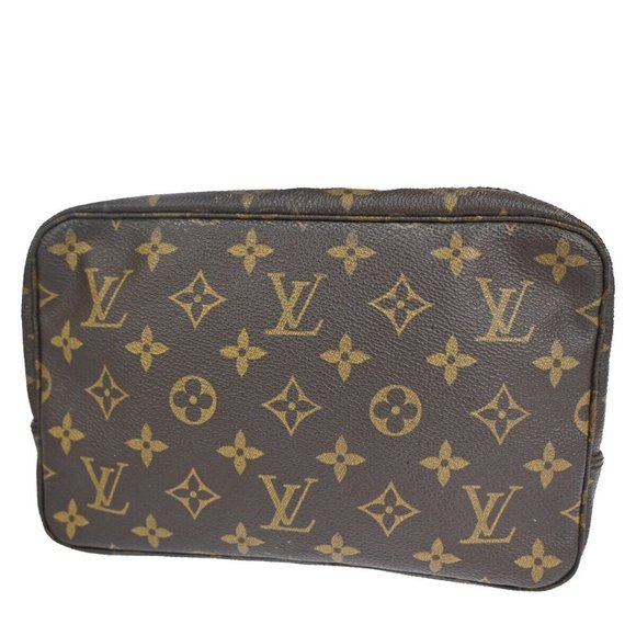 LOUIS VUITTON Trousse Toilette 23 Clutch Hand Bag Monogram Brown M47524 30YD896 - Picture 5 of 16